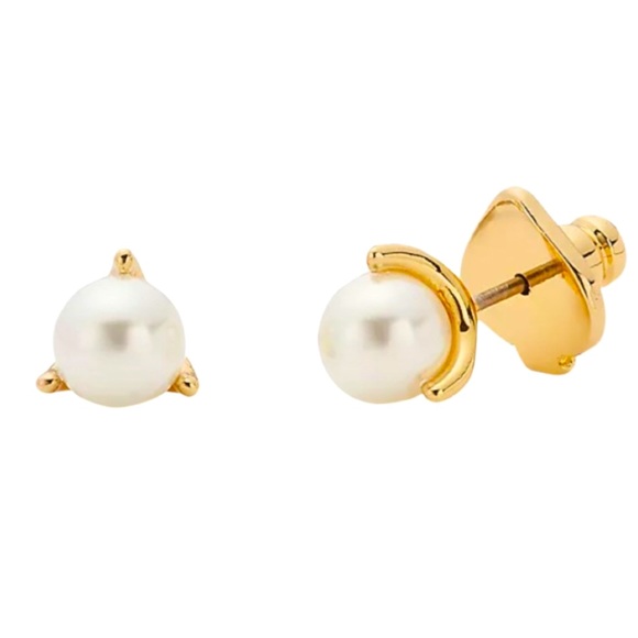 kate spade Jewelry - KATE SPADE • Brilliant Statements Mini Tri-Prong Stud Earrings